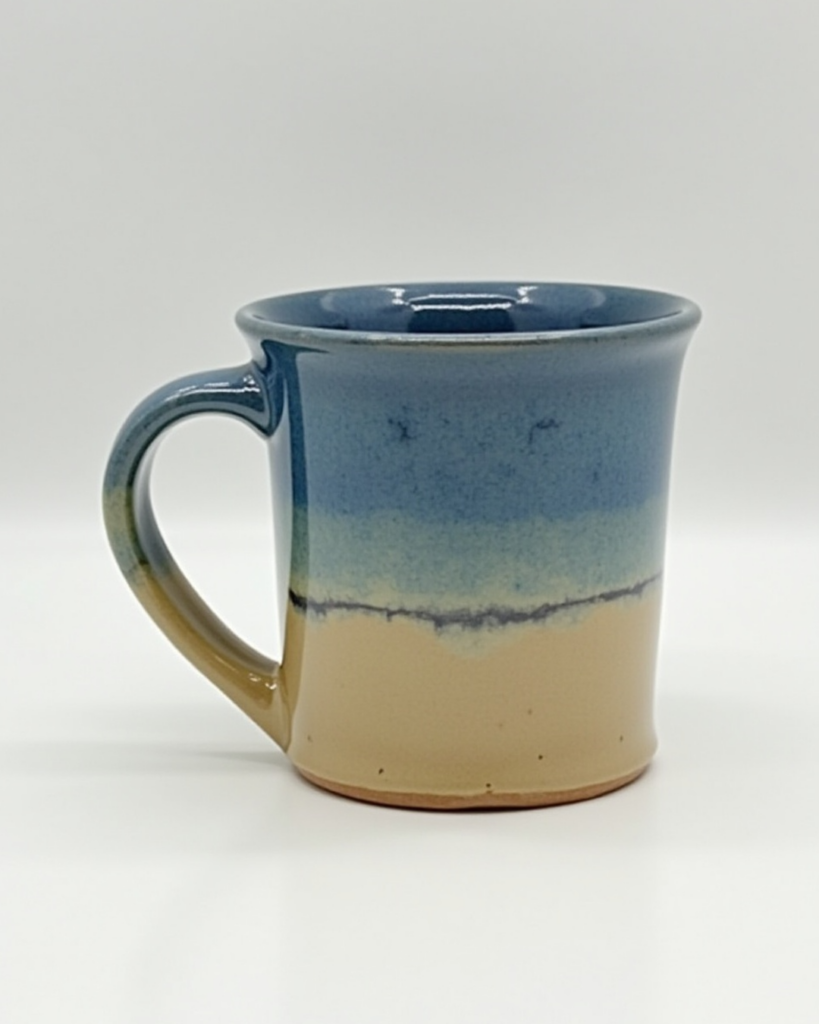 Handmade ceramic mug inspired by the Moroccan coast.